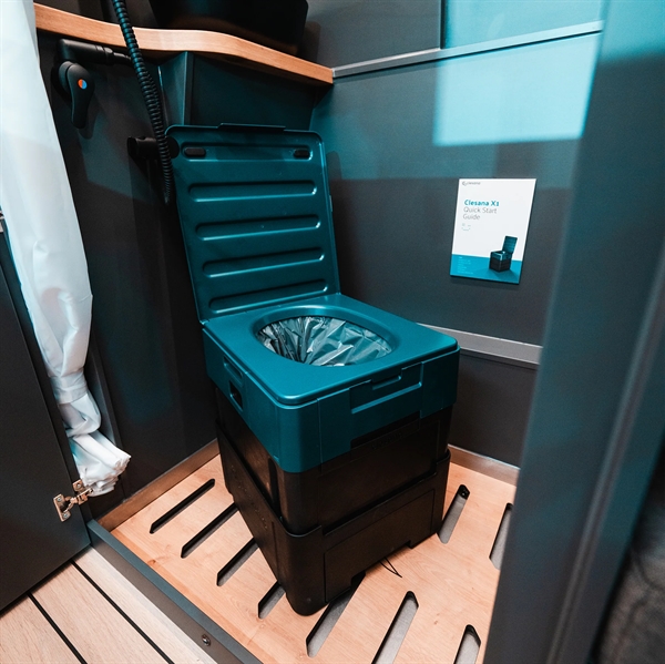  Clesana X1 Toilette, Mobiles Schweißtoilette, B344xT382xH313 