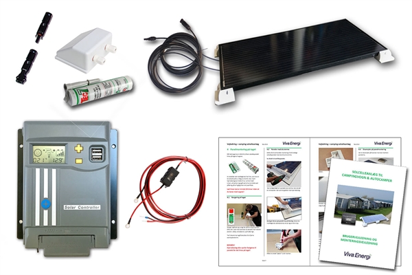 CAMPING-SOLARANLAGE 400-450WH (100WP MPPT)