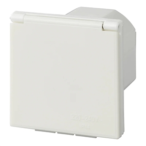 Einbaustecker quadratisch 220V CEE