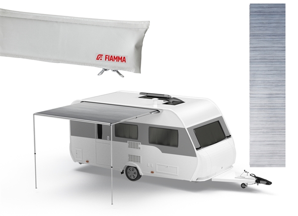 Markise Fiamma Caravanstore EVO Royal Blue 425 cm - Fiamma Kastenmarkise XL 280-550 - Fiamma Markisen - Markisen und Sonnensegel
