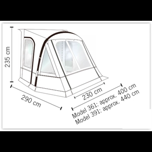 Reimo ADRIA ACTION AIR 391 - Luftsonnensegel 