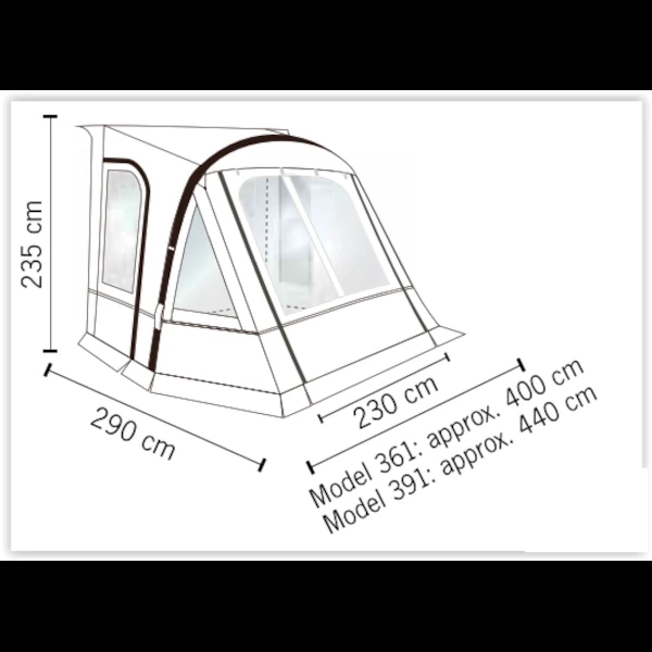Reimo ADRIA ACTION AIR 391 - Luftsonnensegel 