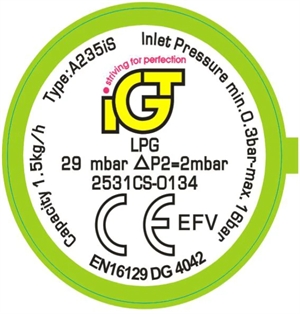2-stufiger Regler mit Schlauchbruchsicherung für DK Gasflaschen