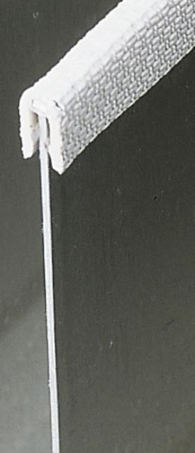 Kantenschutzprofil - Klemmbereich klein - schwarz - 10 m