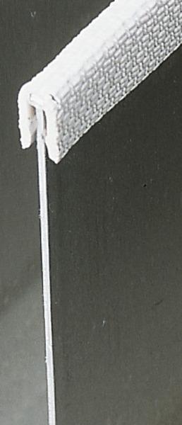 Kantenschutzprofil - Klemmbereich klein - schwarz - 10 m