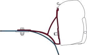 Fiamma Markise F45 Montagesatz Fiat Ducato ab 06/2006 mit Dachträger