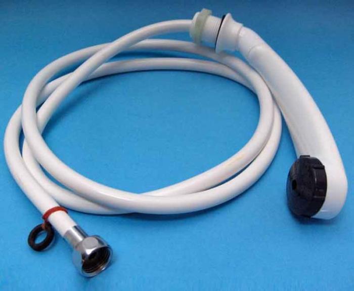 Duschset 2-Wege-Ventil weiß SB