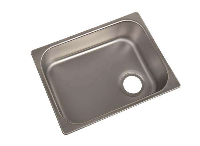 VanStream-Spüle aus Edelstahl