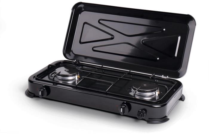 Camp 4 Gaskocher Mary, 2 Flammen, 30 mbar, mit Zündsicherung