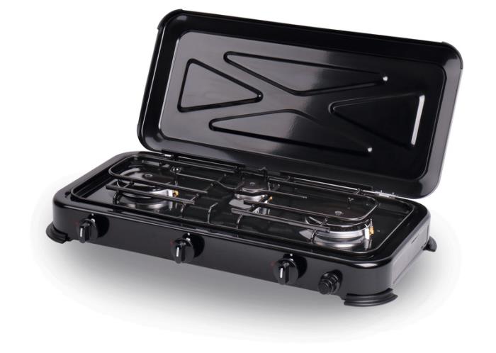 Camp4 Gaskomfur Mary, 3 Flammen, 30 mbar mit Zündsicherung