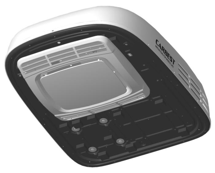 Carbest Dachklimaanlage CoolSky 3300W SCHWARZ