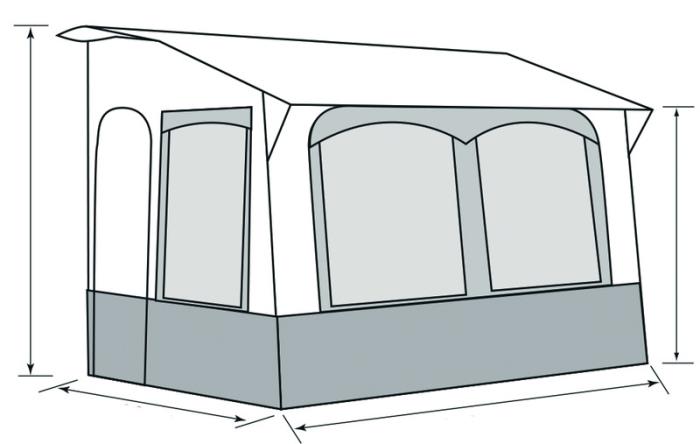 Casa Royal 2 Wintervorzelt 320cm