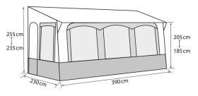 Casa Royal 2 Wintervorzelt 320cm