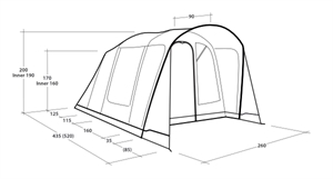 Outwell Monterey 4 Air