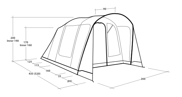 Outwell Monterey 4 Air