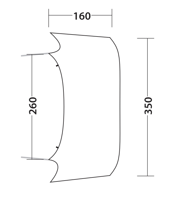 Wakefield L Tent Connector