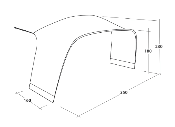 Wakefield L Tent Connector