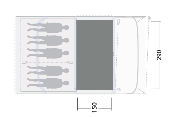 Outwell Cozy Floor Carpet Flagstaff / Nashville / Monterey 5 Air