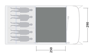 Outwell Cozy Teppich Florida 5 Air