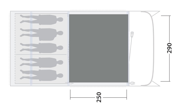 Outwell Cozy Teppich Florida 5 Air