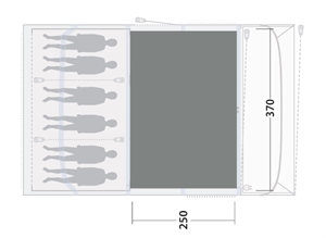 Outwell Cozy Teppich Florida / Alabama 6 Air