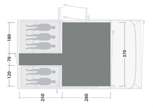 Outwell Cozy Teppich Vermont 7 Air
