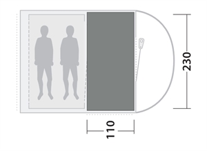 Outwell Gemütlicher Teppich Sky 2