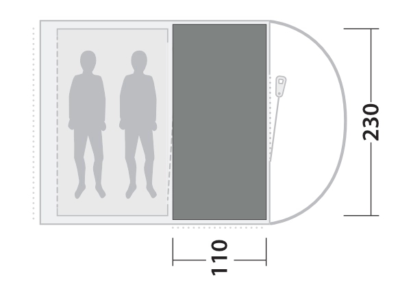 Outwell Gemütlicher Teppich Sky 2