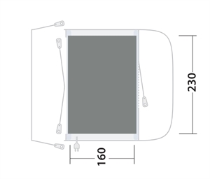 Outwell Cozy Teppich Santa Monica Air