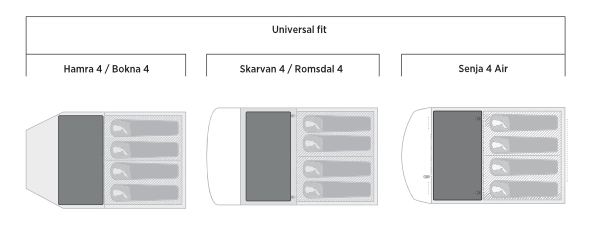 Rosebay Universalteppich 1.3 x 2.4 m
